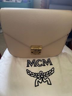 MCM Black Visetos Coated Canvas Studded Large Patricia Continental WOC Clutch  Bag MCM