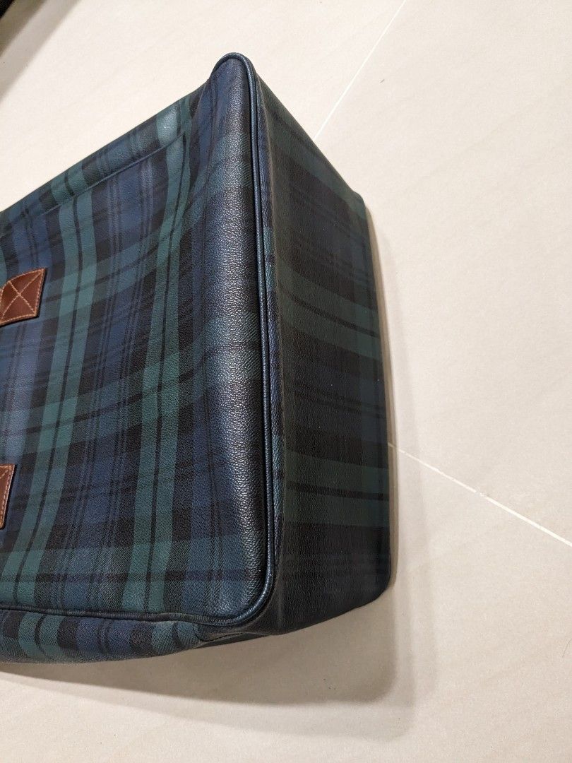 Ralph lauren on sale tartan bag