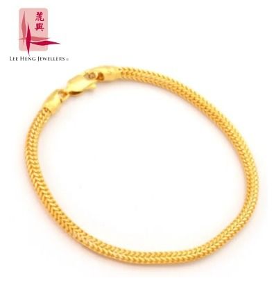 Gold top clasp bracelet