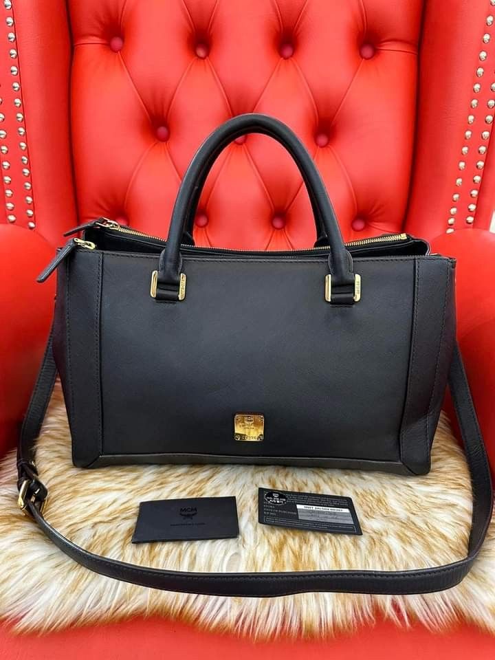 Mcm two way bag sale