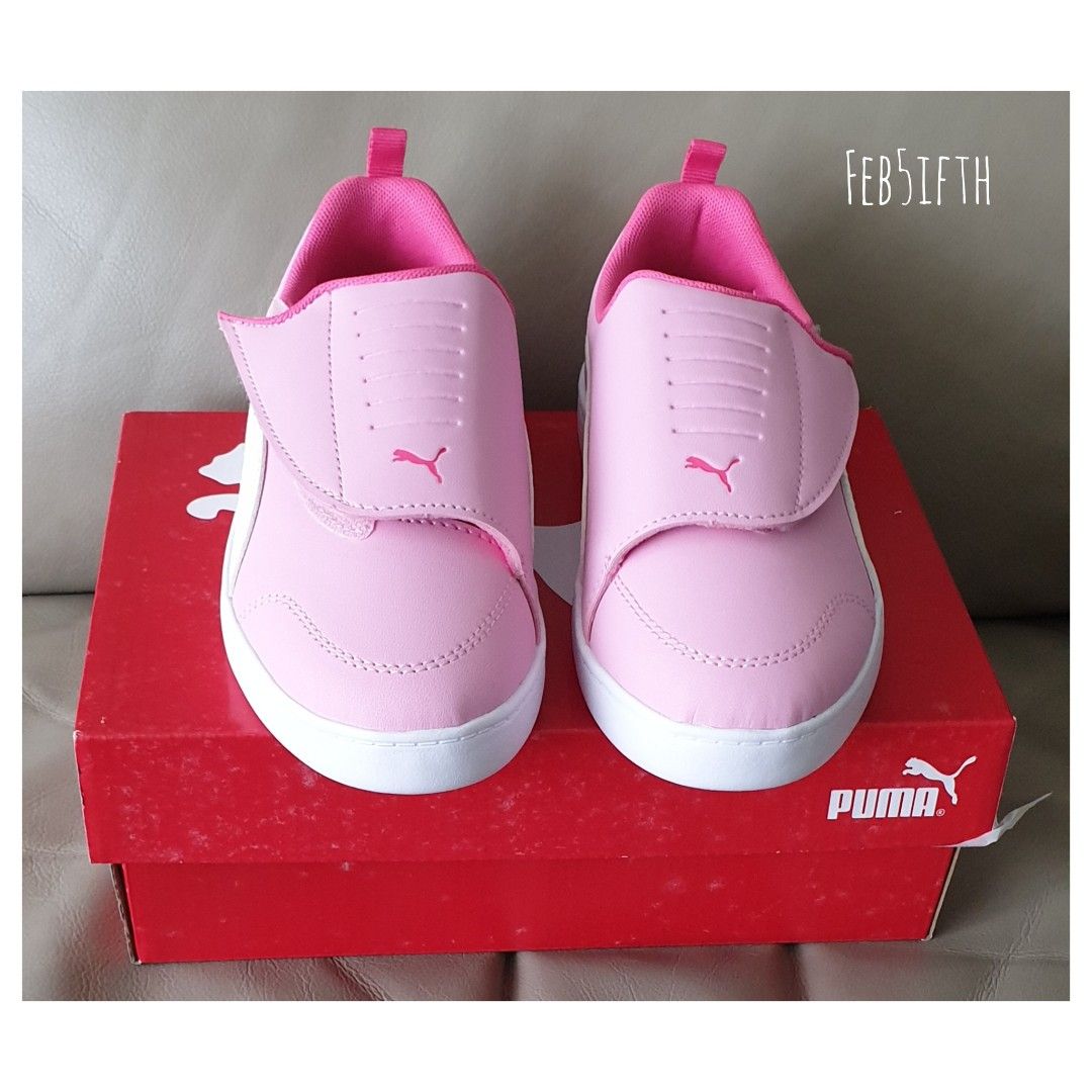 BN PUMA Courtflex v2 Padded V PS Babies Kids Babies Kids Fashion on Carousell