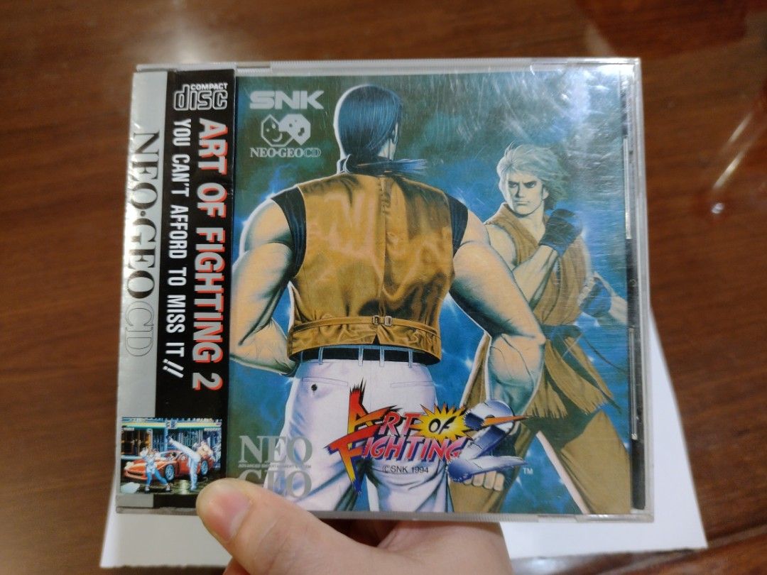 附側紙)美版Neogeo game SNK 龍虎之拳Art of Fighting 2, 電子