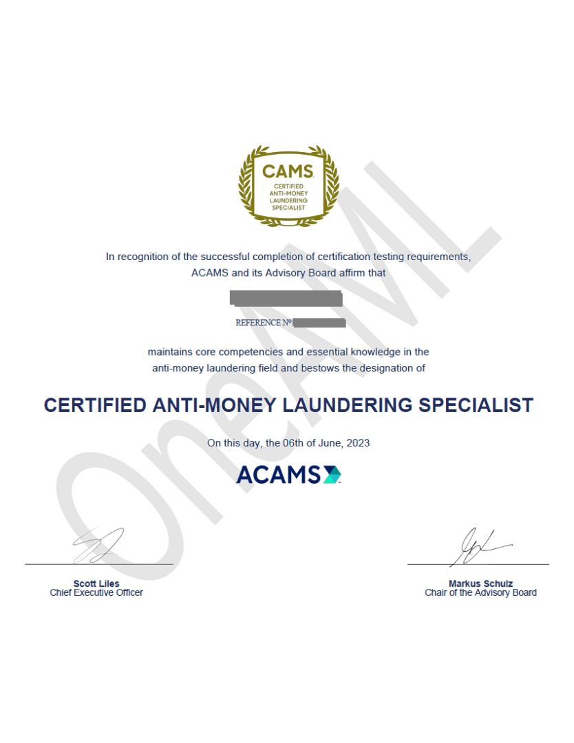 AML ACAMS CAMS 公認反洗錢師Mock Exam, Test & Practice Questions (100%) - Review  Notes - 637 Q updated on Nov-2025, 興趣及遊戲, 書本& 文具, 補充練習- Carousell