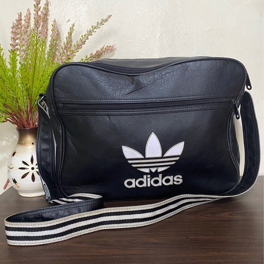 Adidas hot sale leather satchel