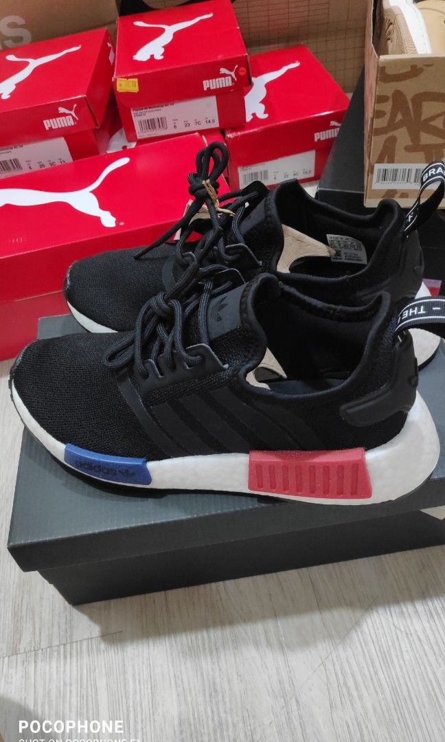 Nmd r1 pk og boost black blue red ราคา online