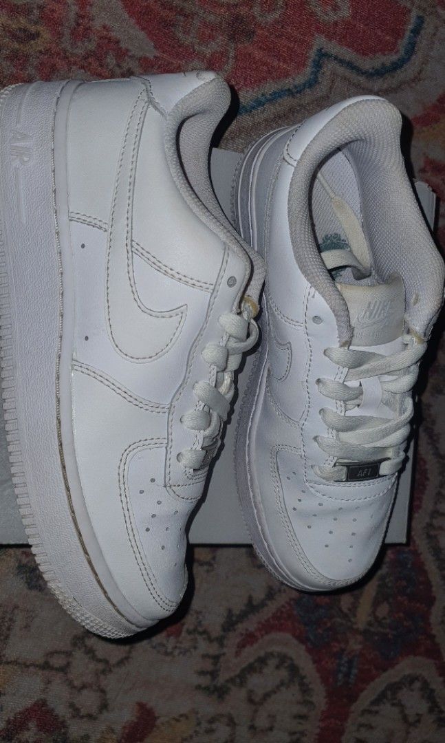 White nike air hot sale force 1 size 3