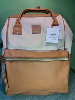 Local stock】COD 100% Original Anello PU leather backpack w/proof