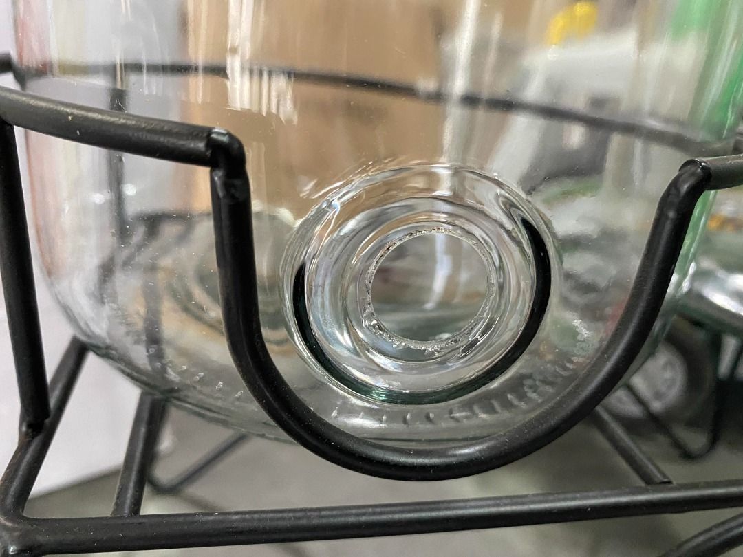 Anko 2 Glass Jars Juice Dispenser no Faucet on Carousell