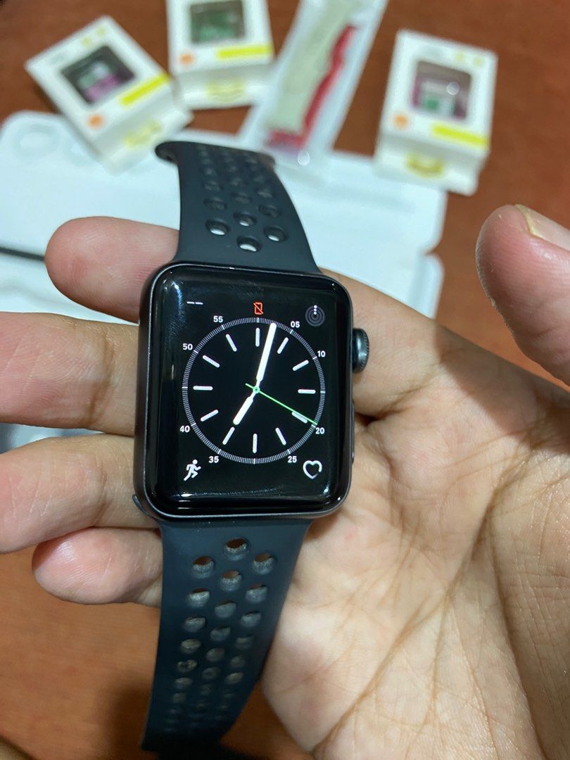 apple watch nike series 3 38mm black nike sport gps Mobile