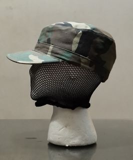 ARMY COLD WEATHER EAR MUFFS HAT CAP WOODLAND CAMO