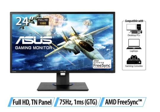 ASUS VG245HE-J Console Gaming Monitor - 24'' FHD (1920x1080) 1ms