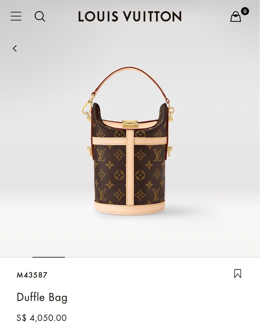 LOWER PRICED AUTHENTIC BNIB LOUIS VUITTON DUFFLE BAG MONOGRAM