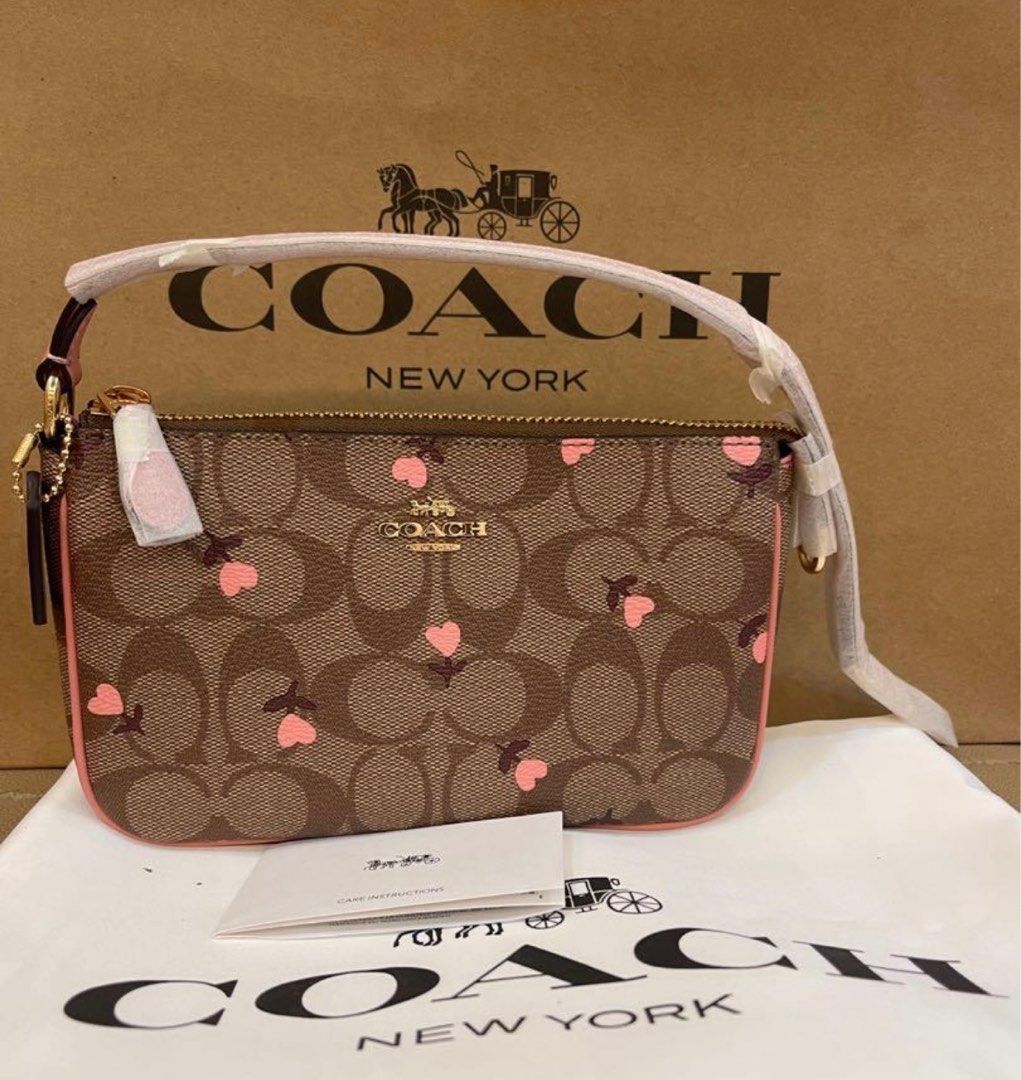 COACH® Outlet  Nolita 19 In Signature Canvas With Heart Floral Print