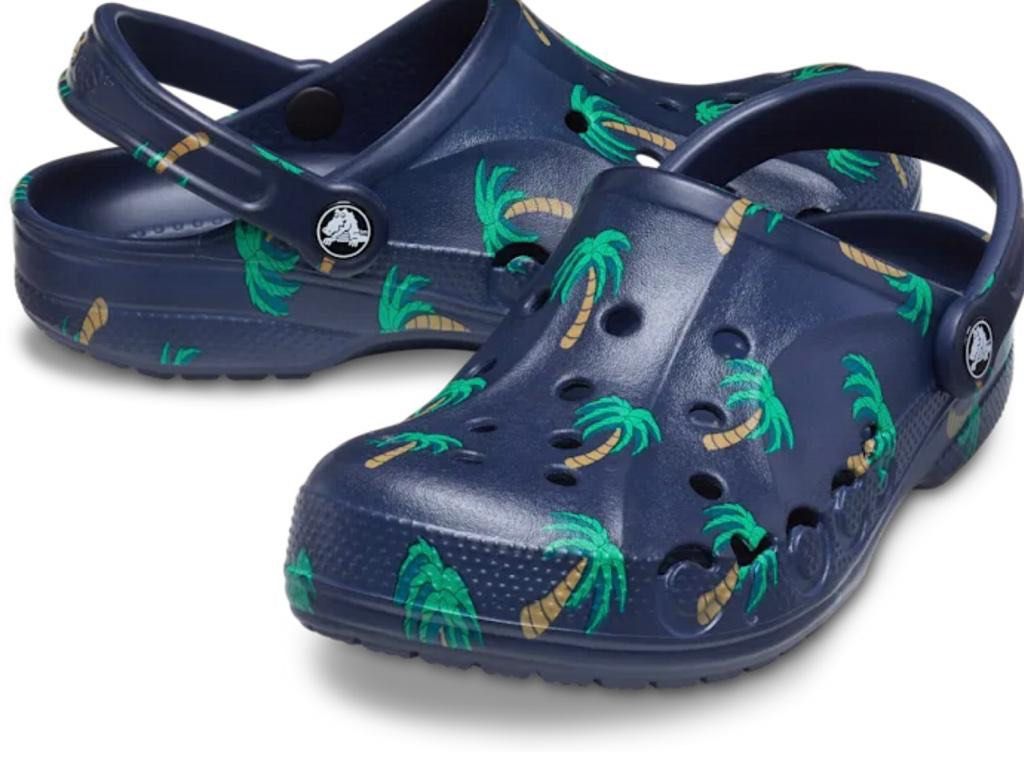 Navy blue on sale butterfly crocs