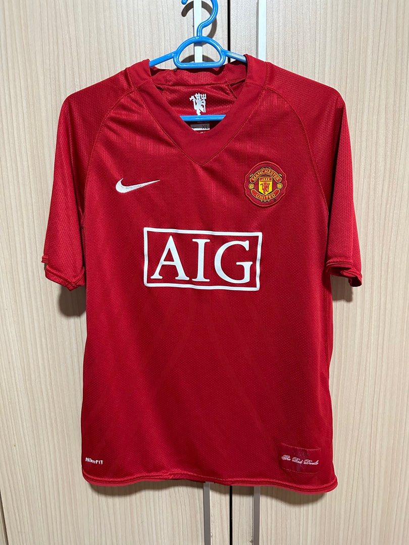 Authentic Nike Manchester United x Ronaldo Home Jersey (Youth size), Men's  Fashion, Activewear on Carousell