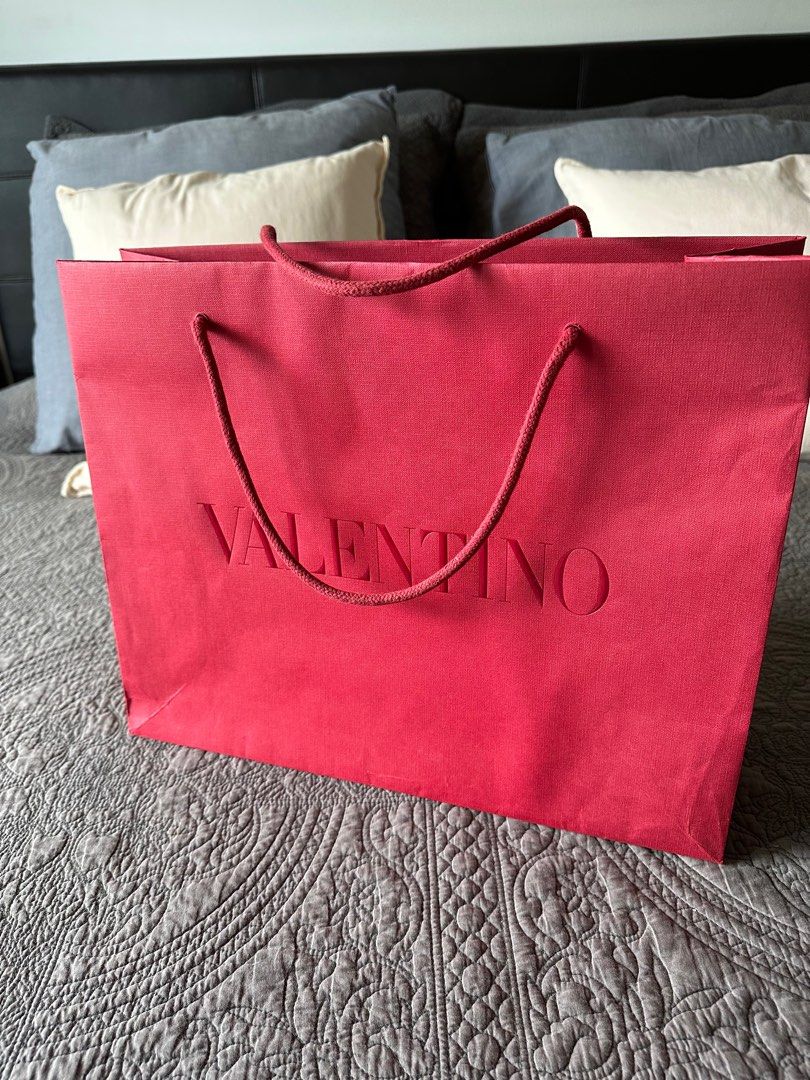 Valentino paper shopping bag best sale