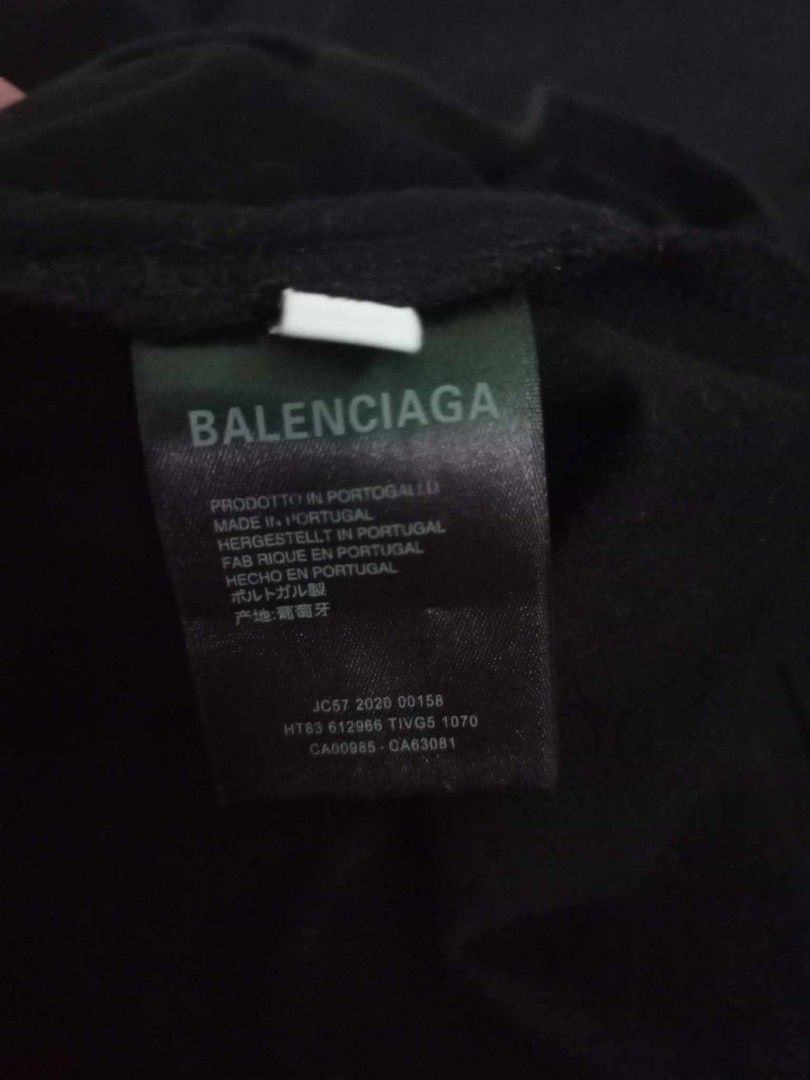 Balenciaga WL0 612966 TIVG5 1070 Black T-Shirt - M