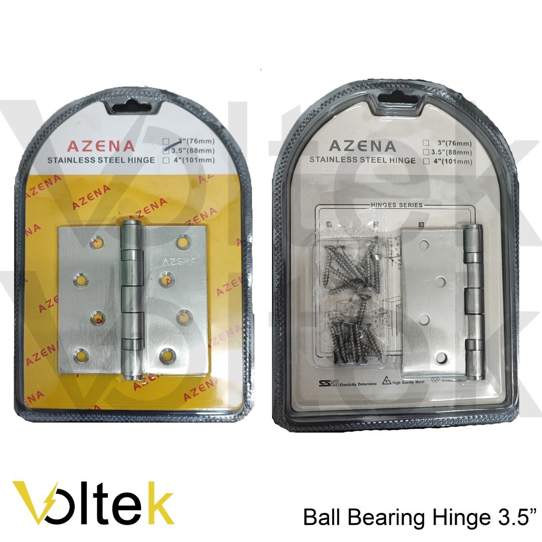 Ball Bearing Hinge Azena Brand 1 pair / 2 pieces hinge Stainless Steel