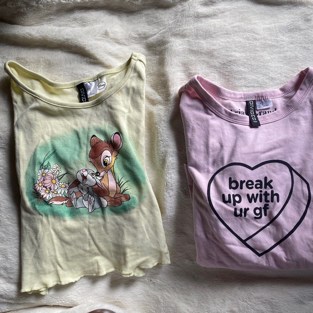 Bambi h&m and ariana grande, Women's Fashion, Tops, Shirts on Carousell