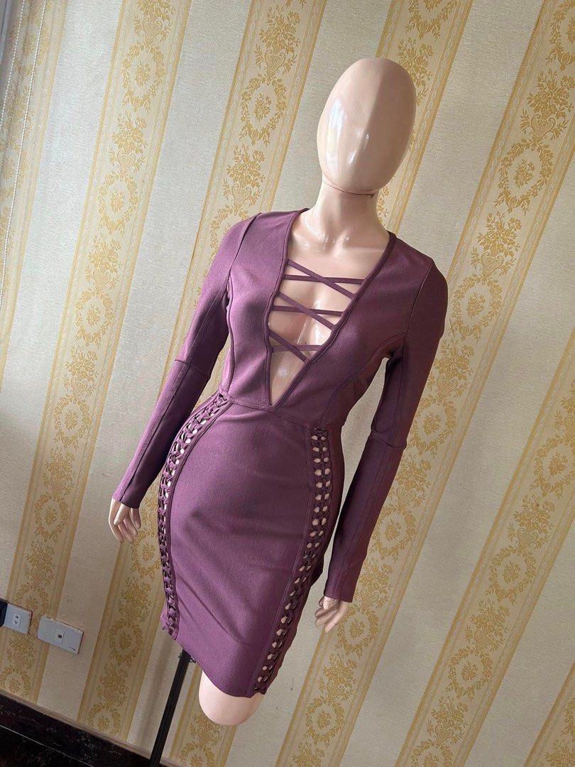 Fashion nova bandage dress review outlet