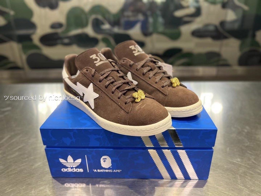 BAPE X ADIDAS CAMPUS 80S, Women's Fashion, Footwear, Sneakers on