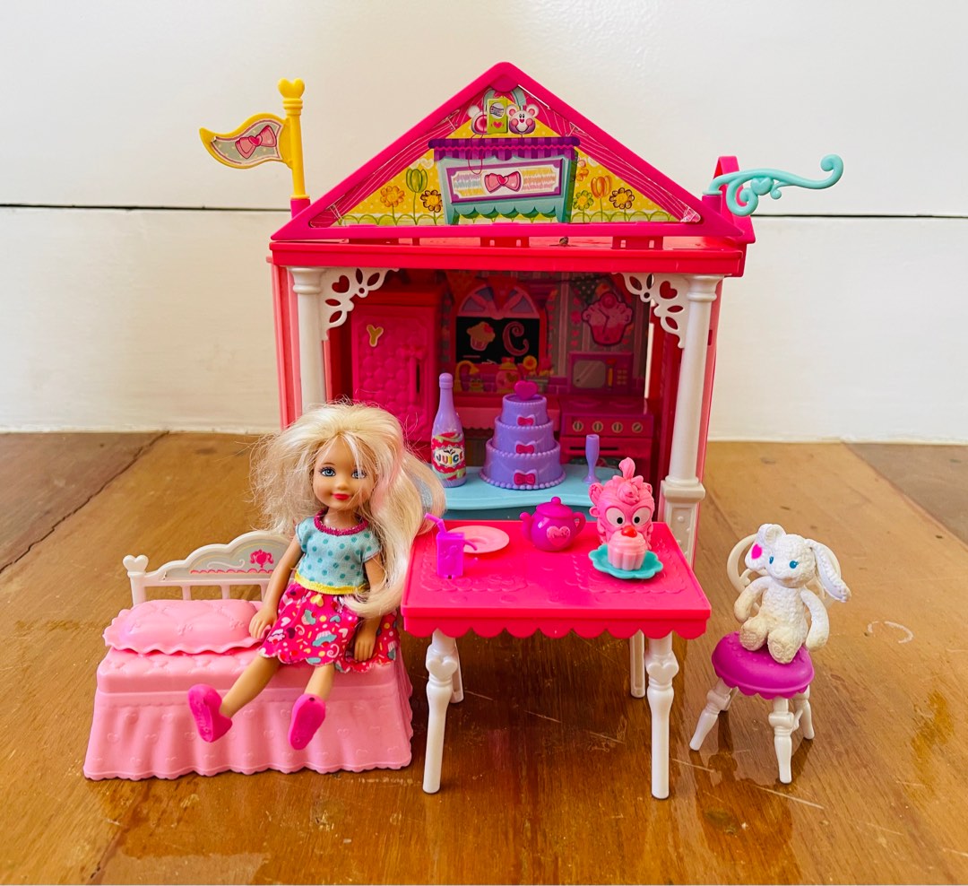 Barbie Chelsea Doll House Set, Hobbies & Toys, Toys & Games on Carousell