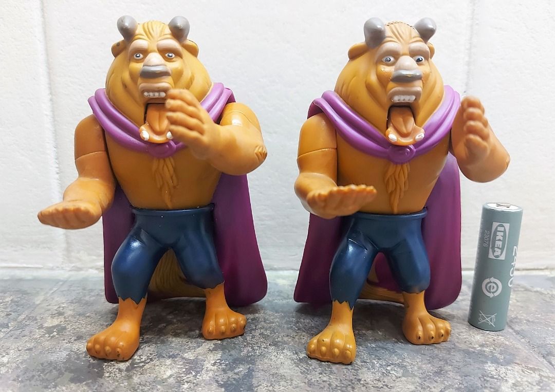BEAST McDonald's Disney BEAUTY & THE BEAST Happy Meal Toys, Hobbies