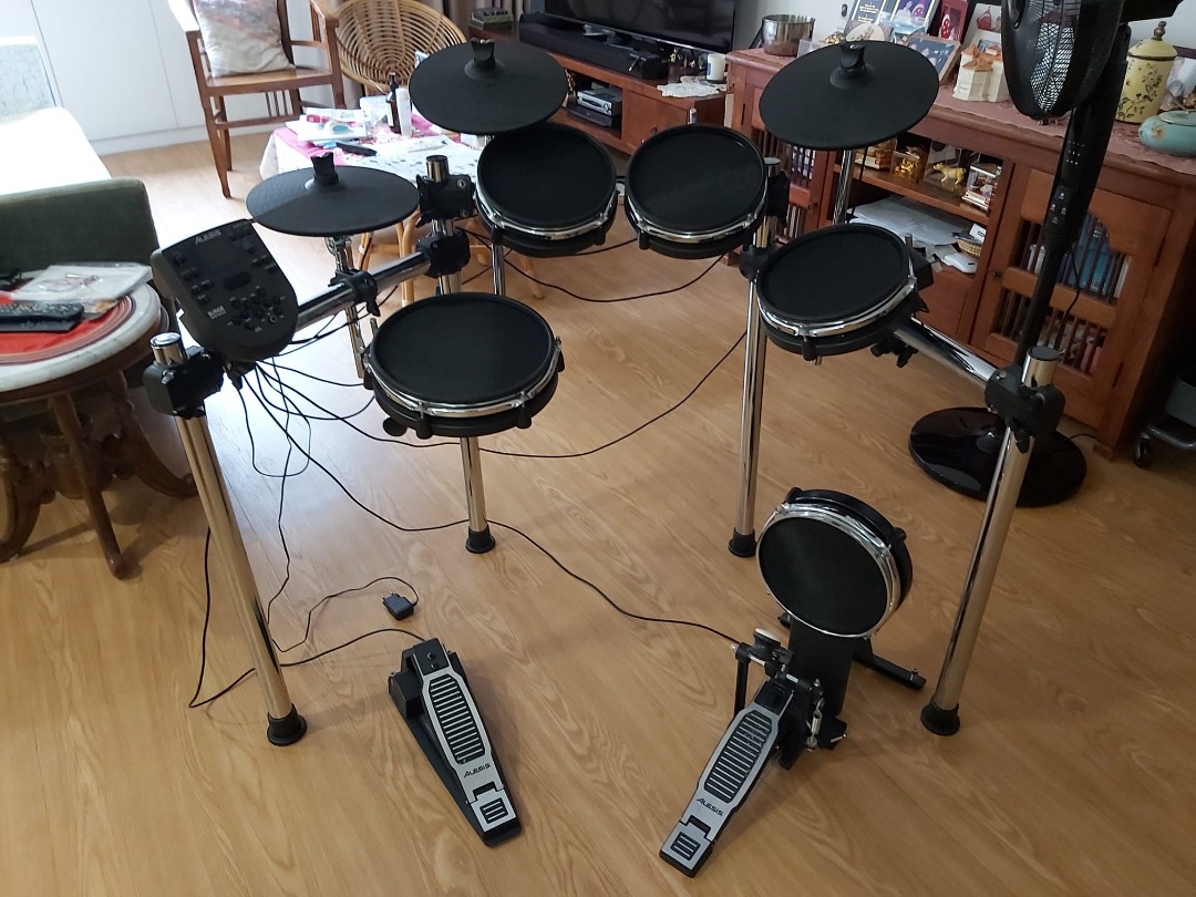 Beginner Alesis Drum Set, Hobbies & Toys, Music & Media, Musical