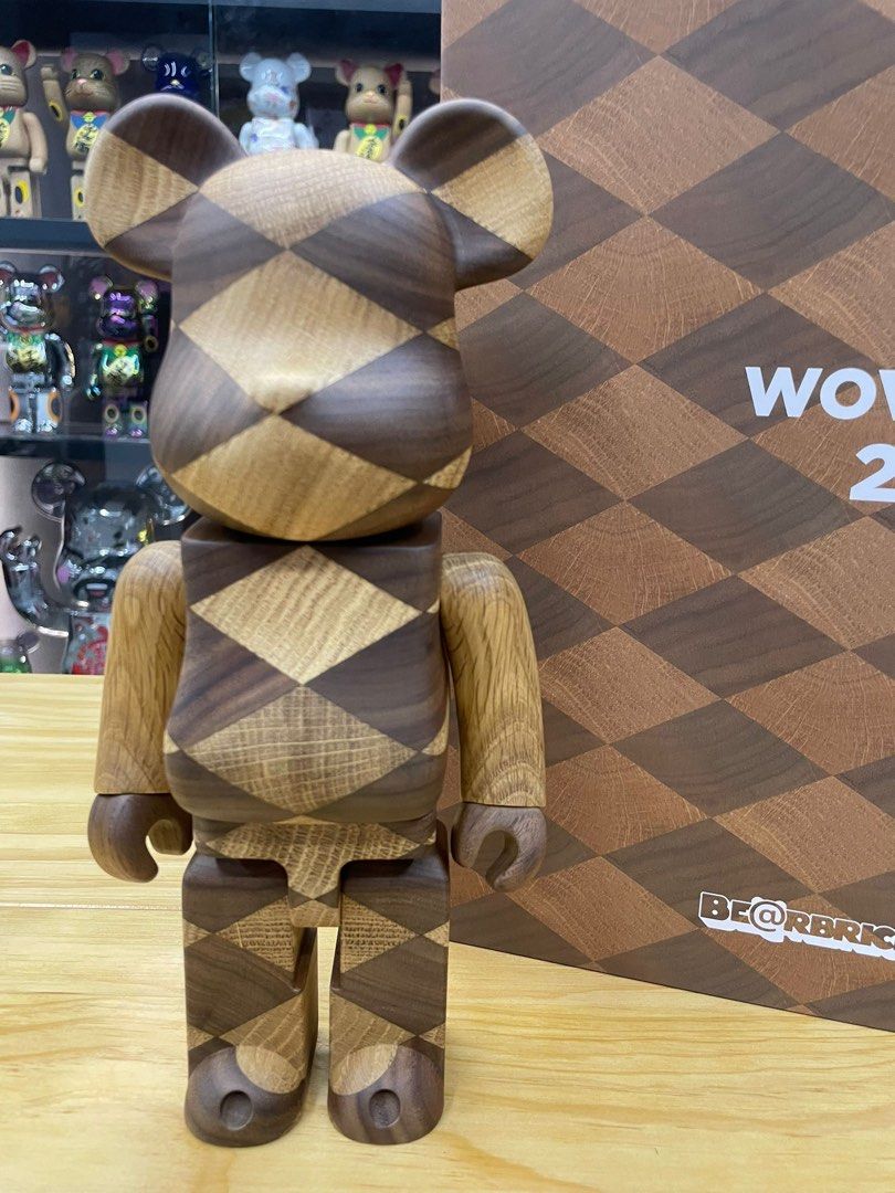 ベアブリック 20th Anniversary 400% 1000％ ベアブリック BE@RBRICK カリモク WOVEN 400% 20th ANNIVERSARY