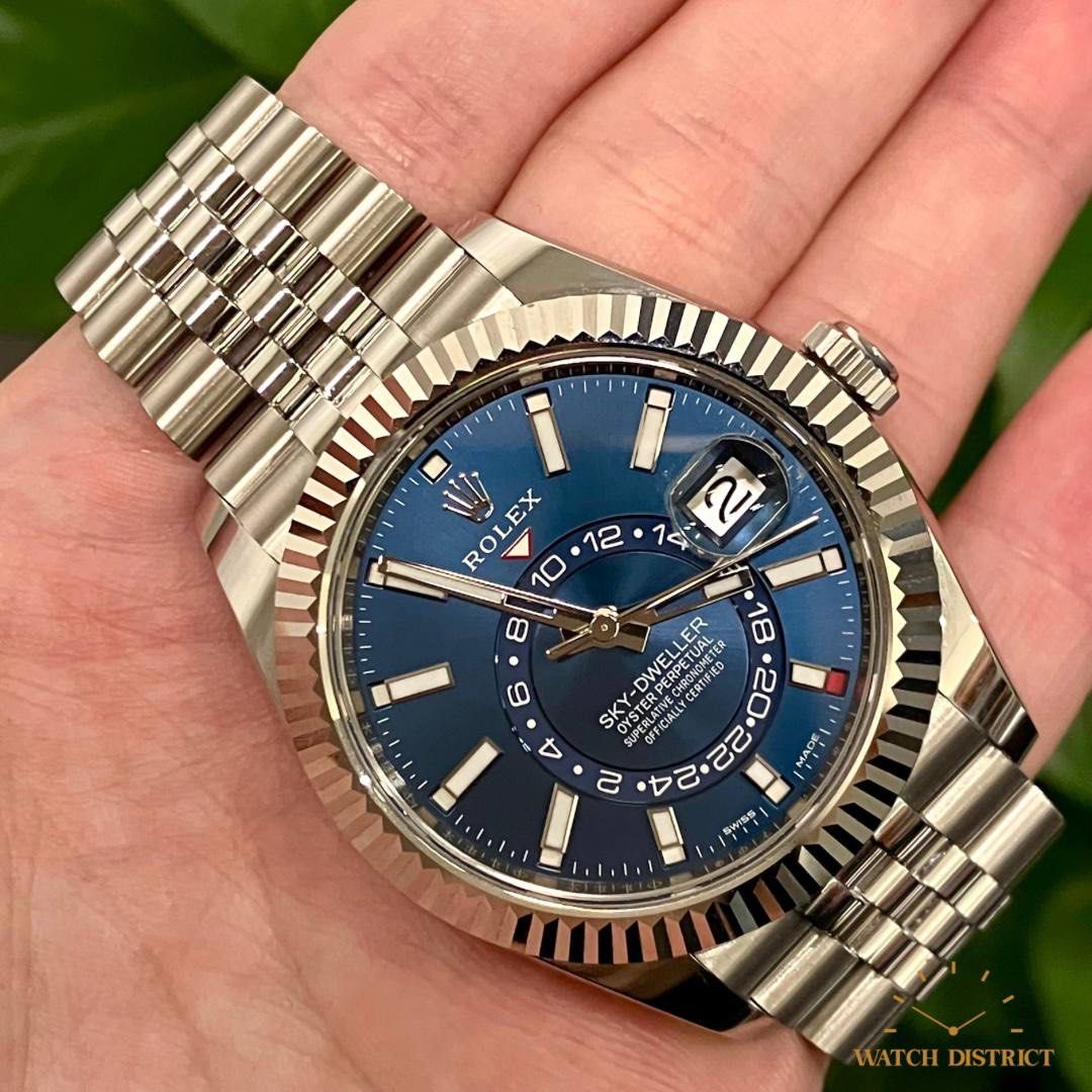 Setting rolex sky dweller outlet