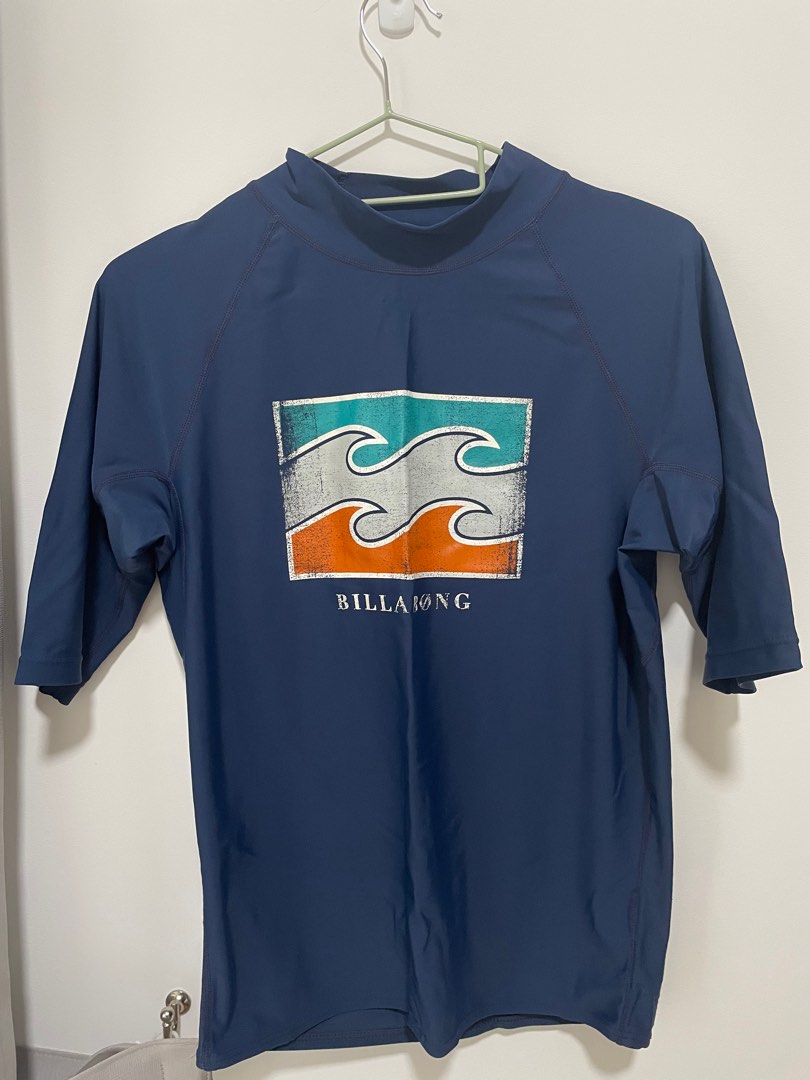 Billabong men rash guard, Men's Fashion, Tops & Sets, Swim Top & Rash