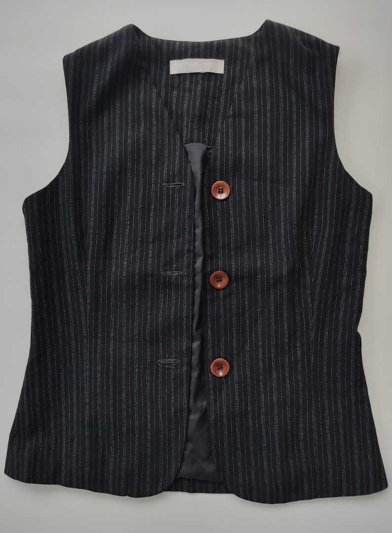 Pinstripe Vest 9728