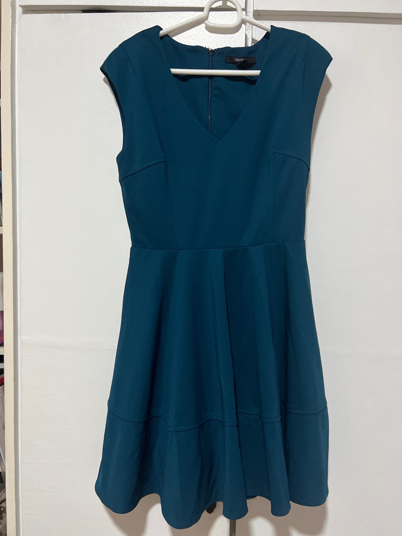 Blue Green Dress, Women's Fashion, Dresses & Sets, Dresses on Carousell — free download