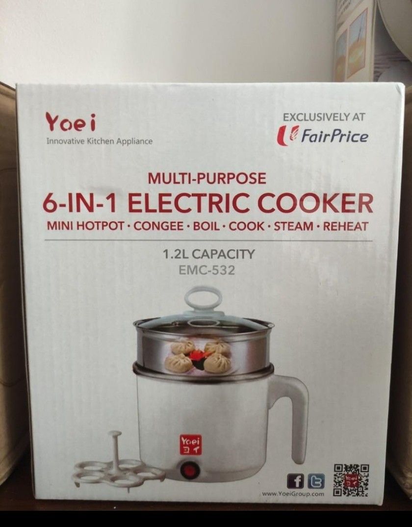 BNIB Yoei electric cooker, TV & Home Appliances, Kitchen Appliances