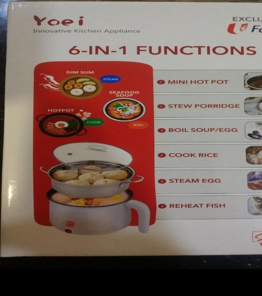 BNIB Yoei electric cooker, TV & Home Appliances, Kitchen Appliances