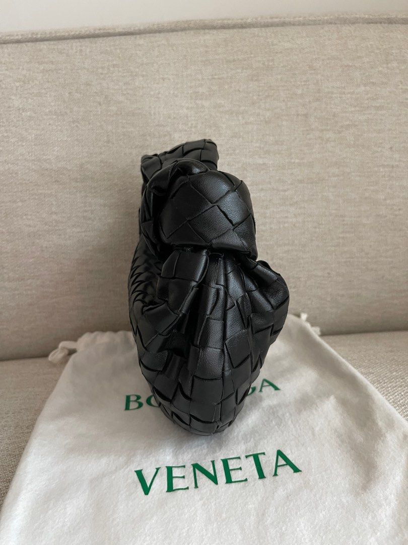 Bottega Veneta Cassette Strapped Mini Bucket Bag Gold