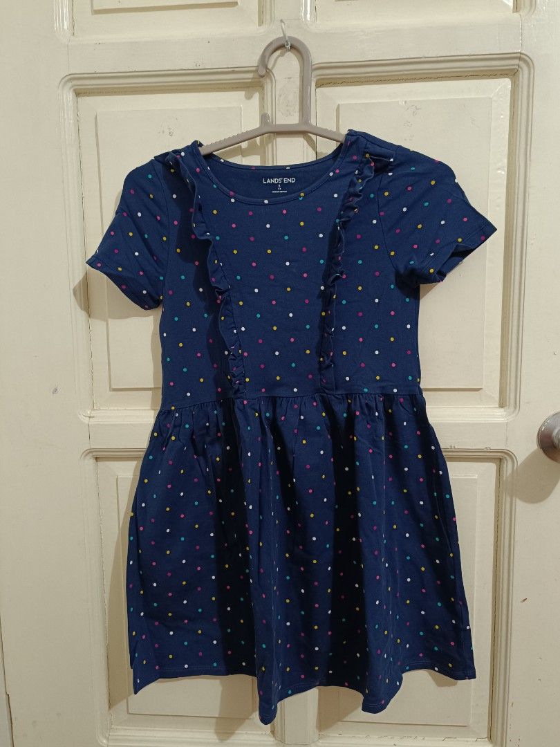 Lands End Polkadot Dress Babies Kids Babies Kids Fashion