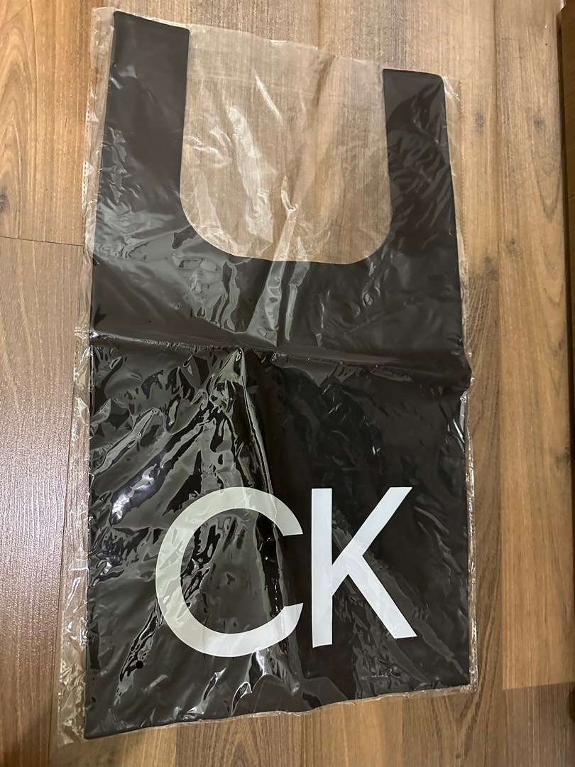 Calvin klein shop plastic bag
