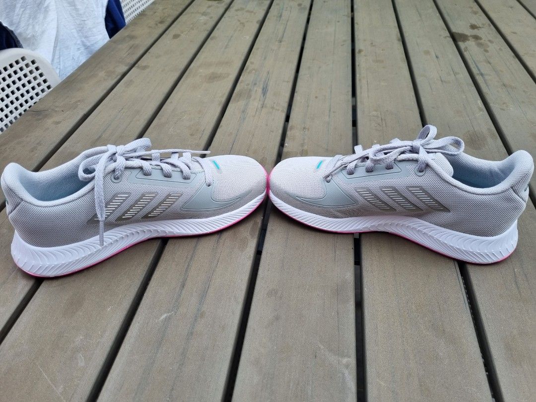 Girls gray adidas shoes online