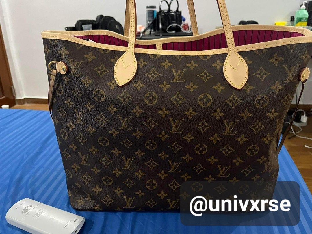 Louis Vuitton, Bags, Rank Sa Microchip Neverfull Mm