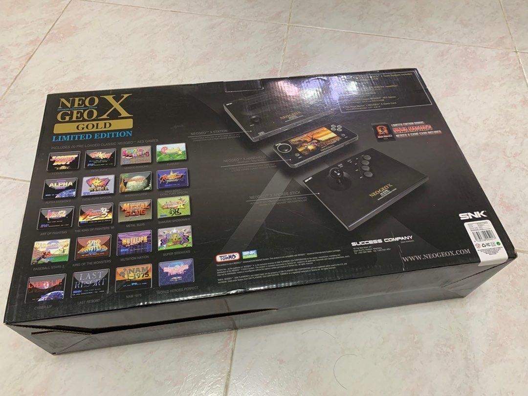 Brand New) Neo Geo X Gold Limited Edition japan box, 電子遊戲 