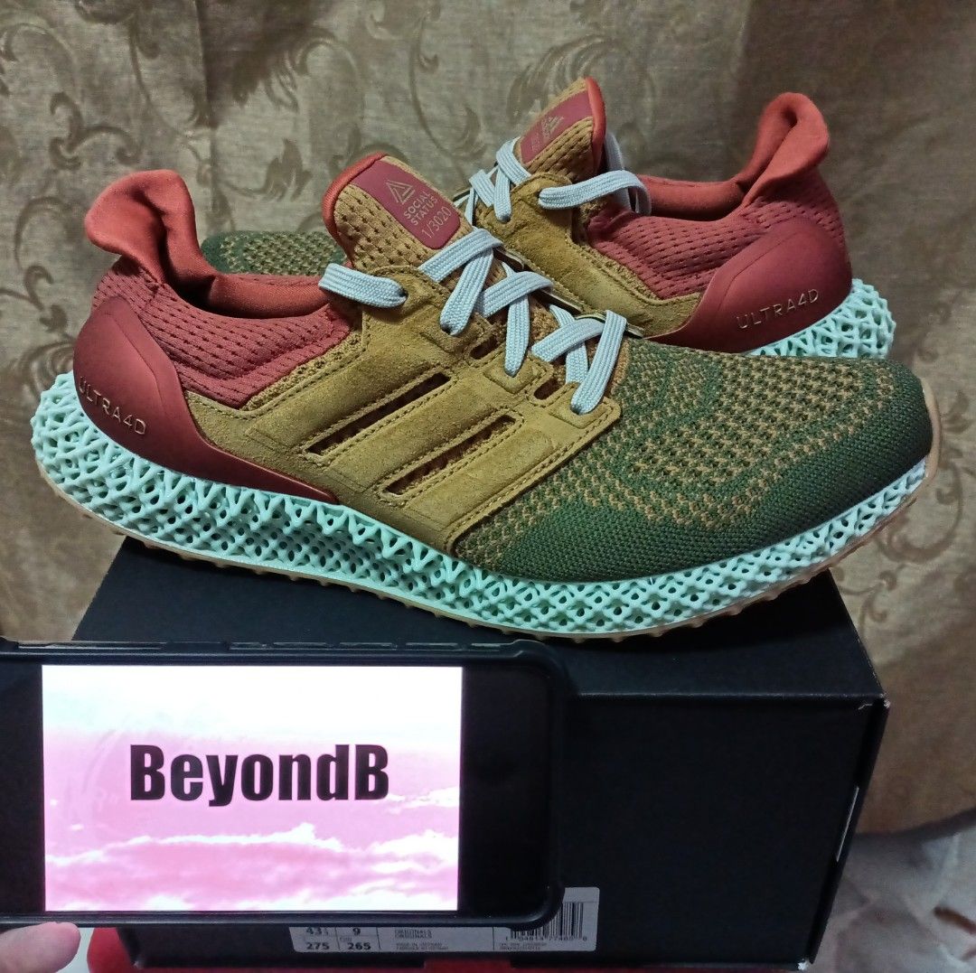 Brand New Rare Adidas Ultra 4D Social Status sz9.5, Men's Fashion,  Footwear, Sneakers on Carousell