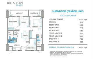 Brixton Place WESTON 3 Bedrooms FOR SALE in Pasig City