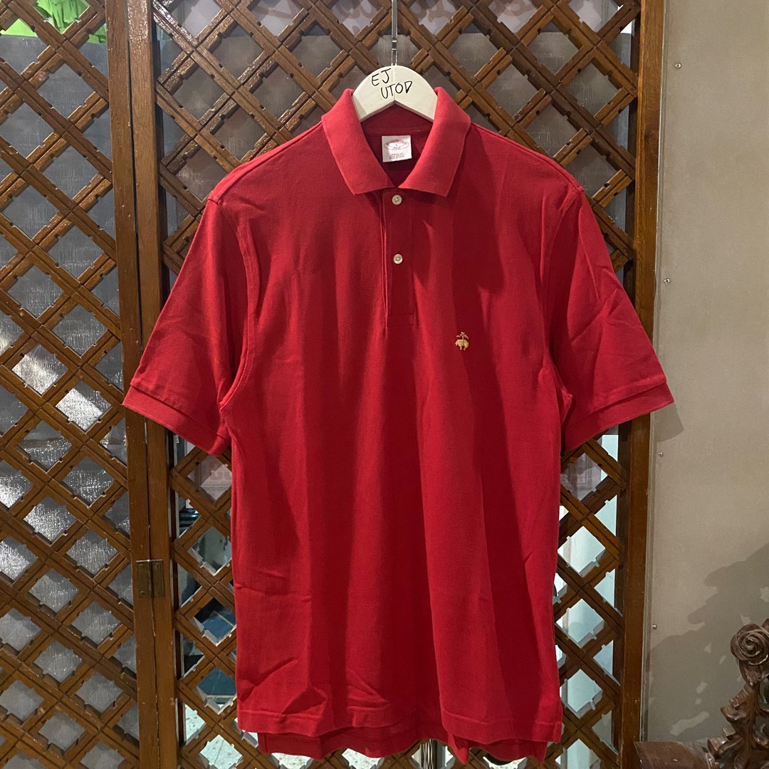 Brooks Brothers Golden Fleece Logo Red Polo Shirt | Size S Original Fit ...
