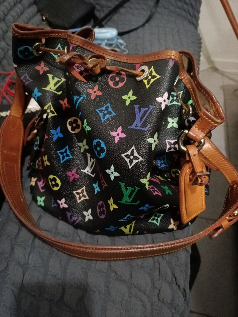 Louis Vuitton Lv multicolor petit noe bucket bag, Luxury, Bags & Wallets on  Carousell