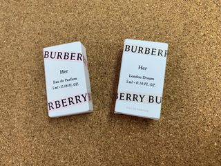 Burberry Her EDP 5ml / London Dream EDP 5ml 迷你香64192809916545110