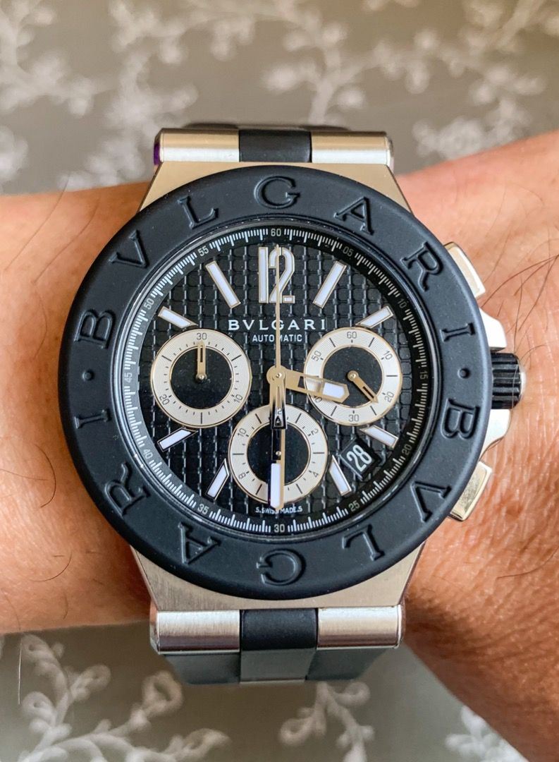 Bvlgari DIAGONO DG 42SV CH CHRONOGRAPH FULL