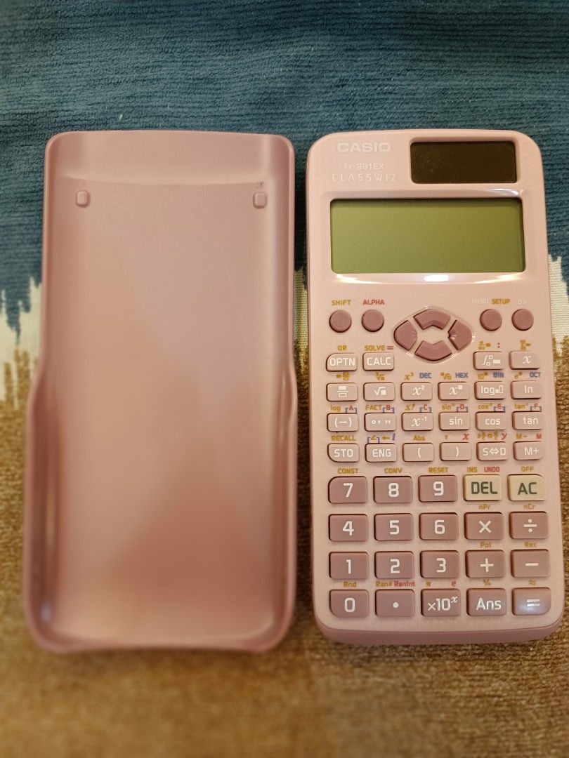 Casio fx 991 es Scientific calculator (Pink), Hobbies & Toys, Stationery &  Craft, Stationery & School Supplies on Carousell