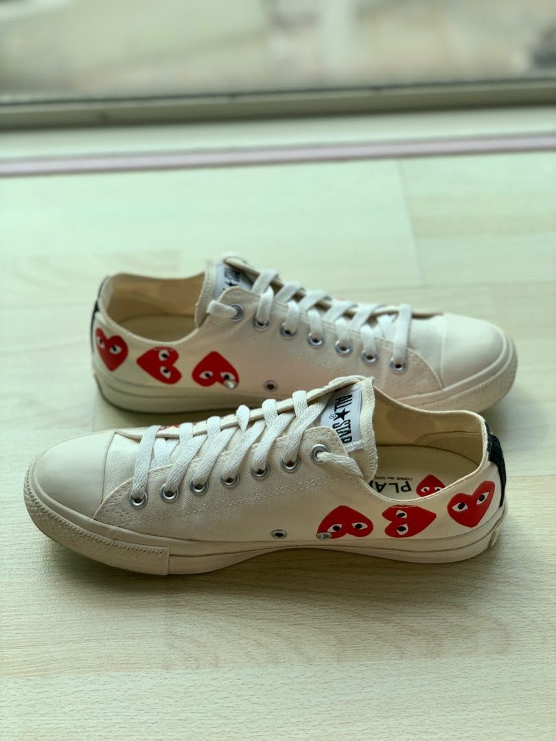 CDG Play Converse Low Men s Fashion Footwear Sneakers on Carousell