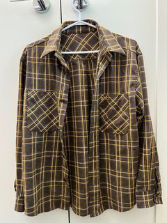 Checked shirt and skorts set